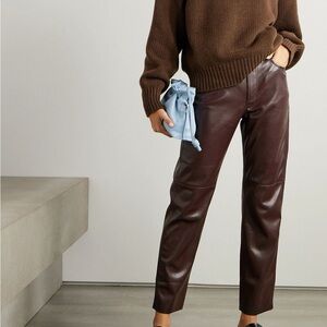 NANUSHKA Vinni brown vegan leather pants sz. 4